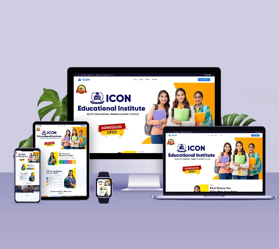 ICON Educational Institute website by ProRes India